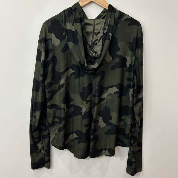 Old Navy, CAMO, Pullover w Hood, Green, Size Large - Picture 2 of 3